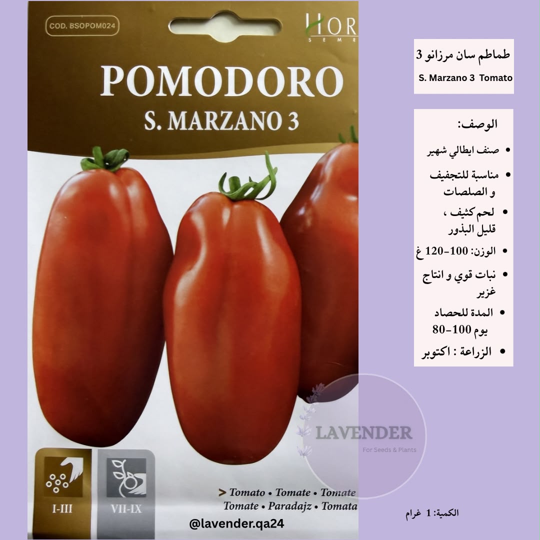 طماطم سان مرزانو 3 - S.Marzano 3