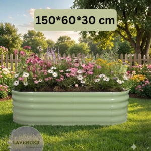 حوض معدني -150*60*30- light green